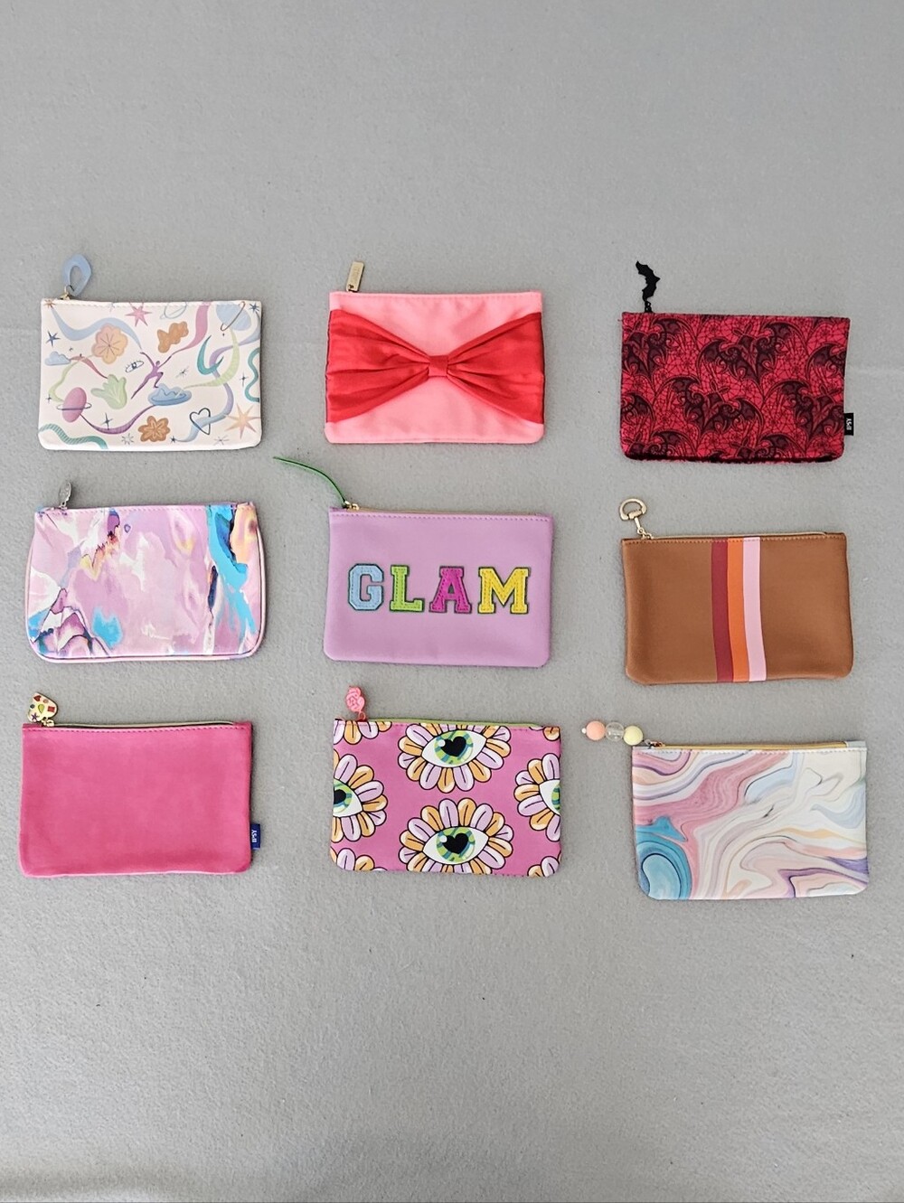 Ipsy Cosmetic Bags - Bundle Of 9